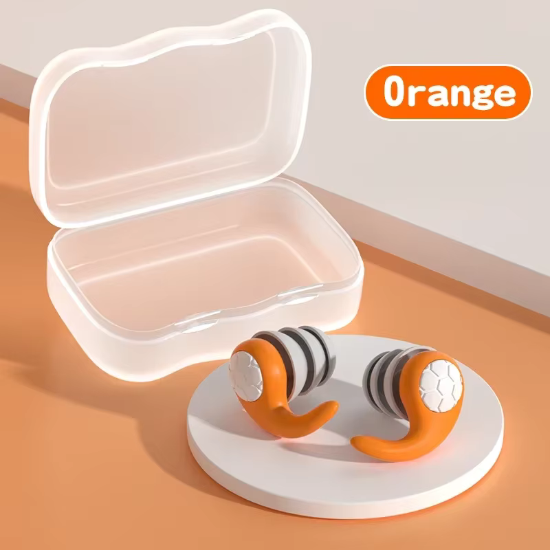 Bouchons d'Oreille à Réduction du Bruit du Sommeil, Protection Anti-Bruit, Étanche, pour Voyage, Tra