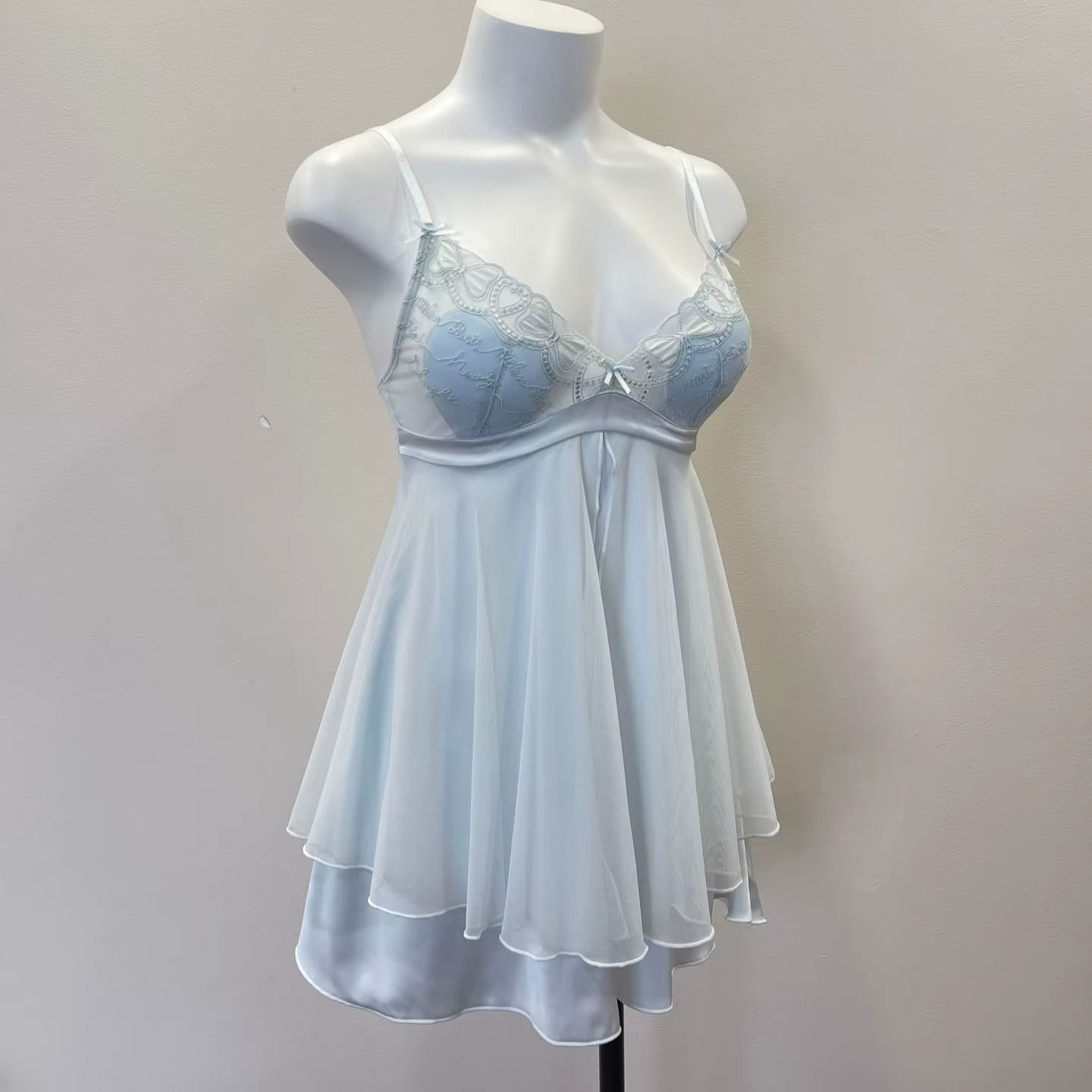 Nuisette Femme de Haute Qualité, Couleur Unie, Style Servante Française, Robe de Nuit pour Femme, Vê