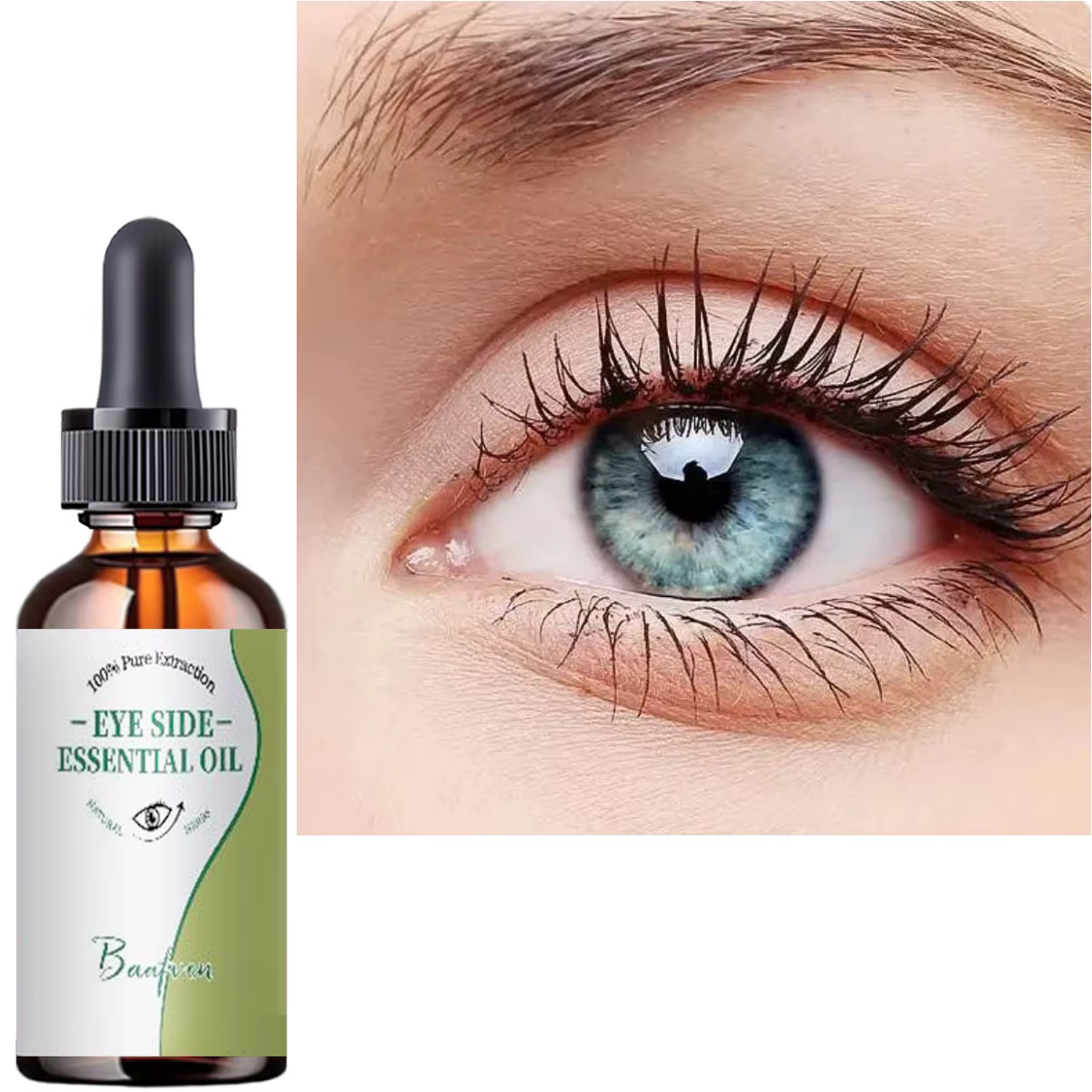 Huile essentielle pour les yeux huile de massage hydratante pour la peau des yeux