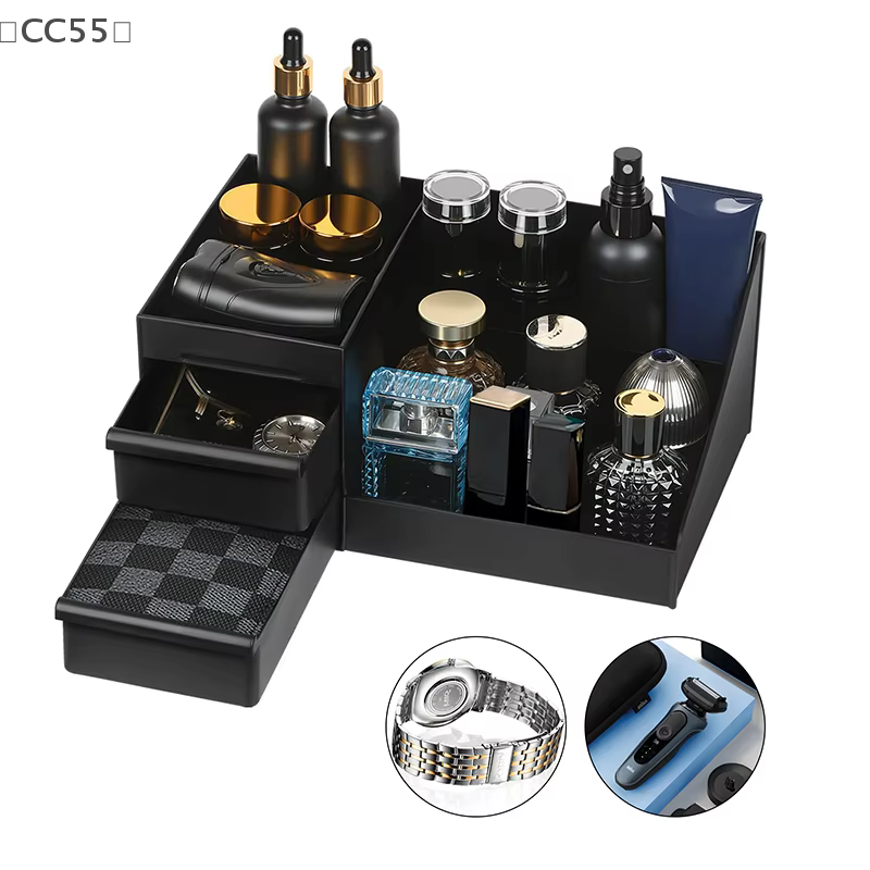 maveraCC55 Organizador de colonnes pour hommes, porte-colonnes pour commode, support de parfum, orga