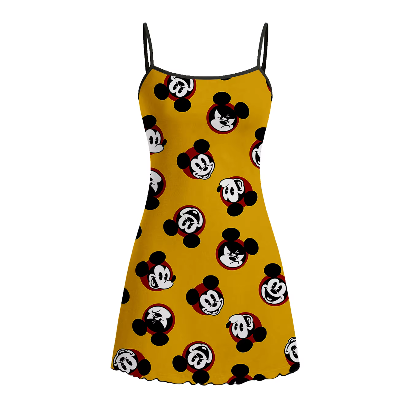 Jupe de nuit pour femme Disney, motif dessin animé mignon, vêtements de maison, tissu doux et confor
