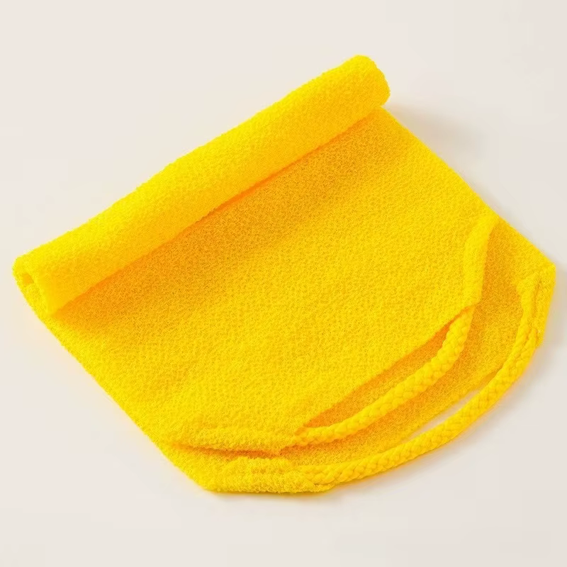 Lingette exfoliante pour la beauté de la peau, Gant de toilette japonais, Serviette de bain en nylon