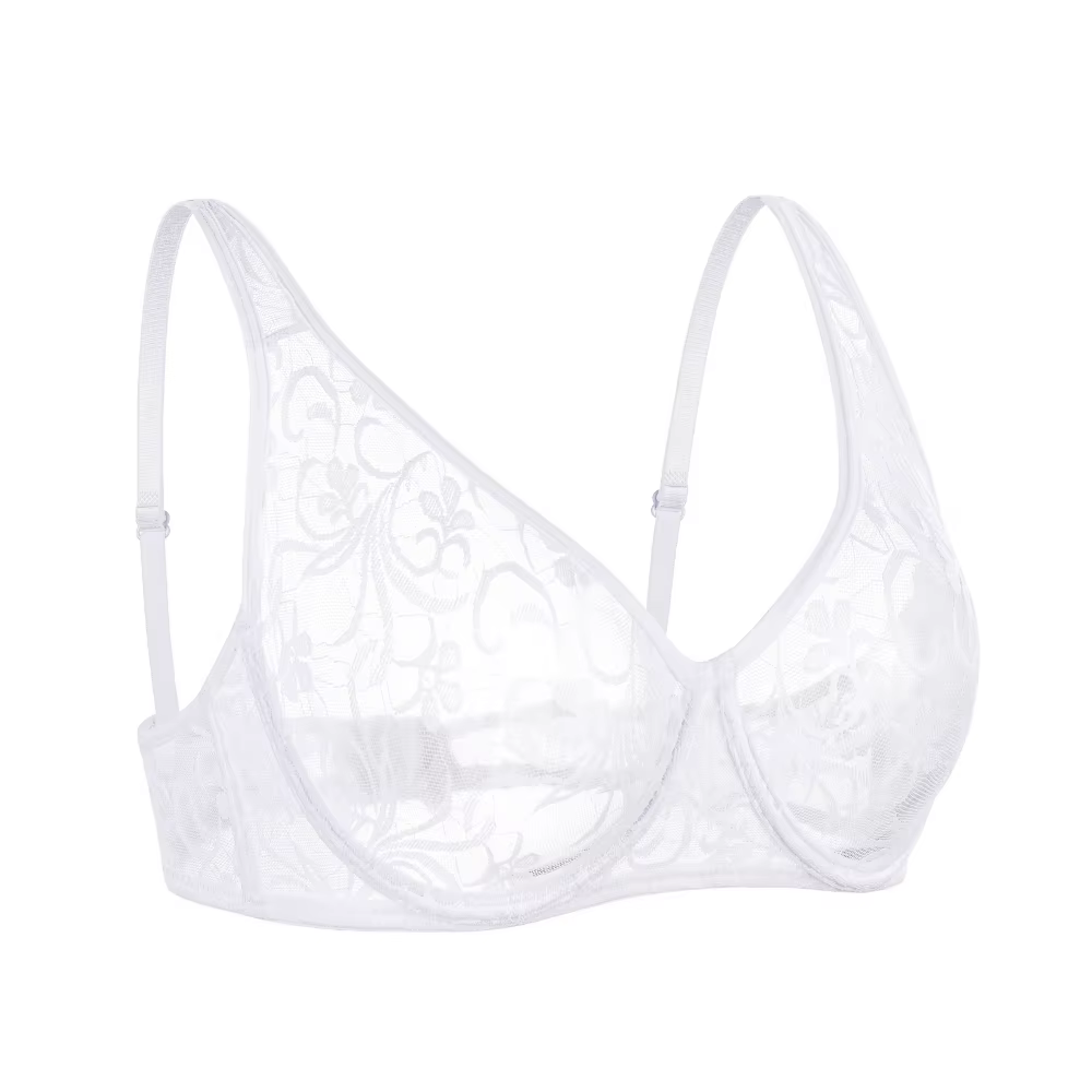Soutien-gorge pour femmes sous-vêtements dentelle soutien-gorge à armatures BH évider broderie Persp