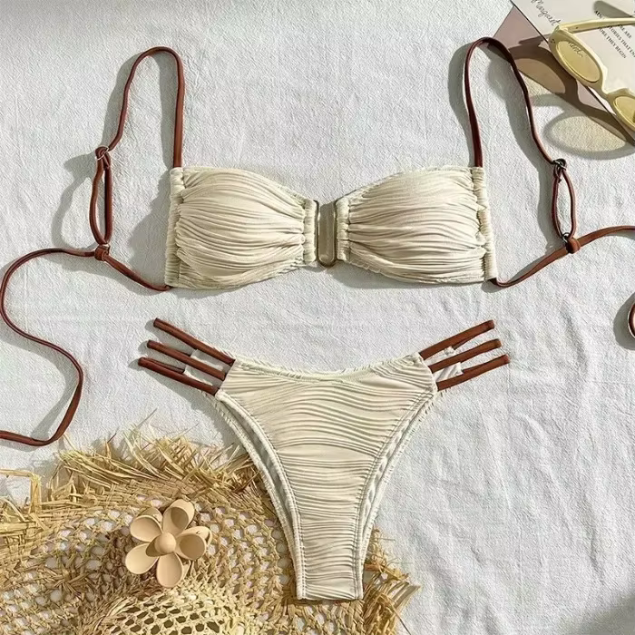 Maillots de bain sexy pour femmes, bikinis push-up, vêtements de plage féminins, ensembles de bikini