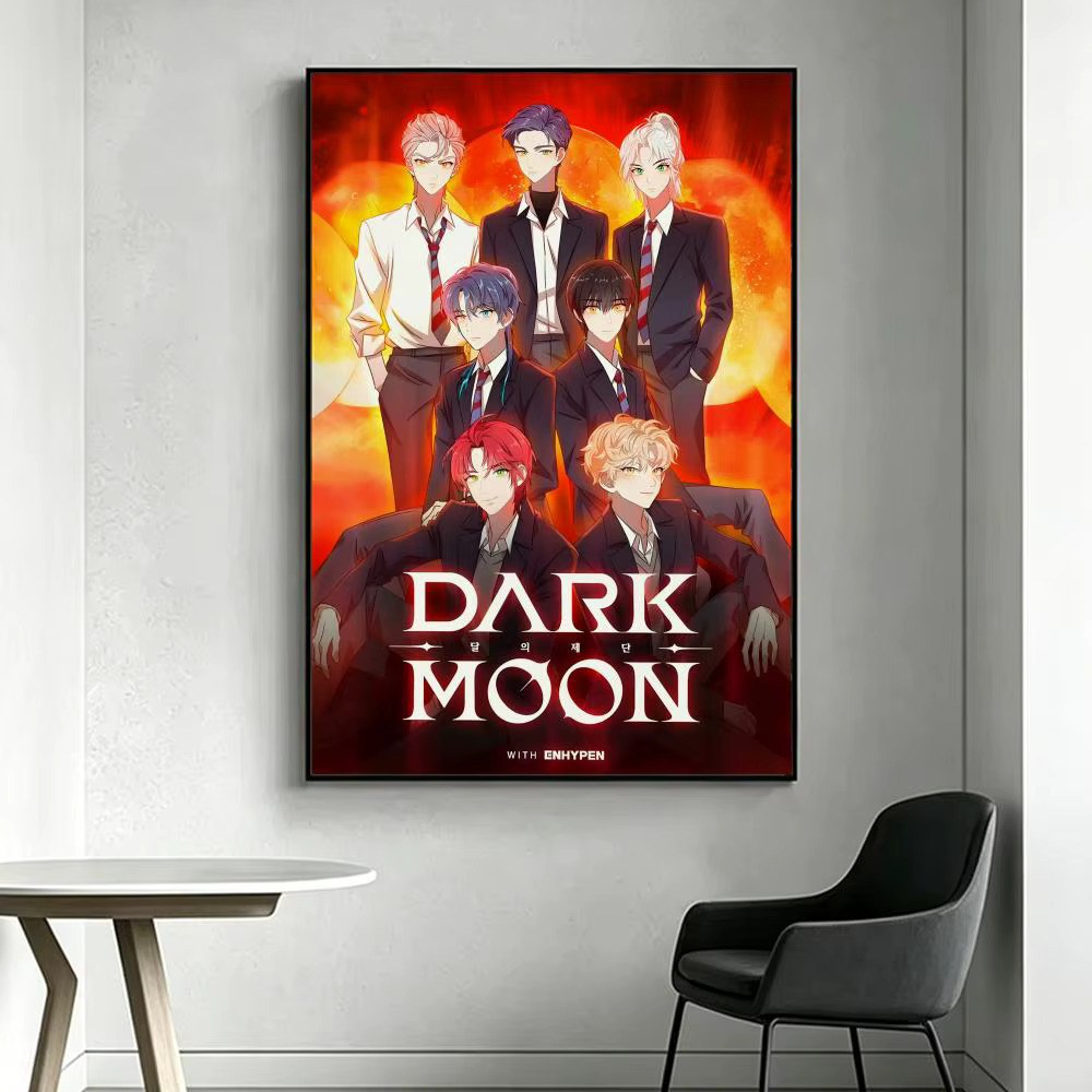 Affiche Webtoon DARK MOON: THE BLOOD ALTAR, art HD, imperméable, mur autocollant, décoration esthéti