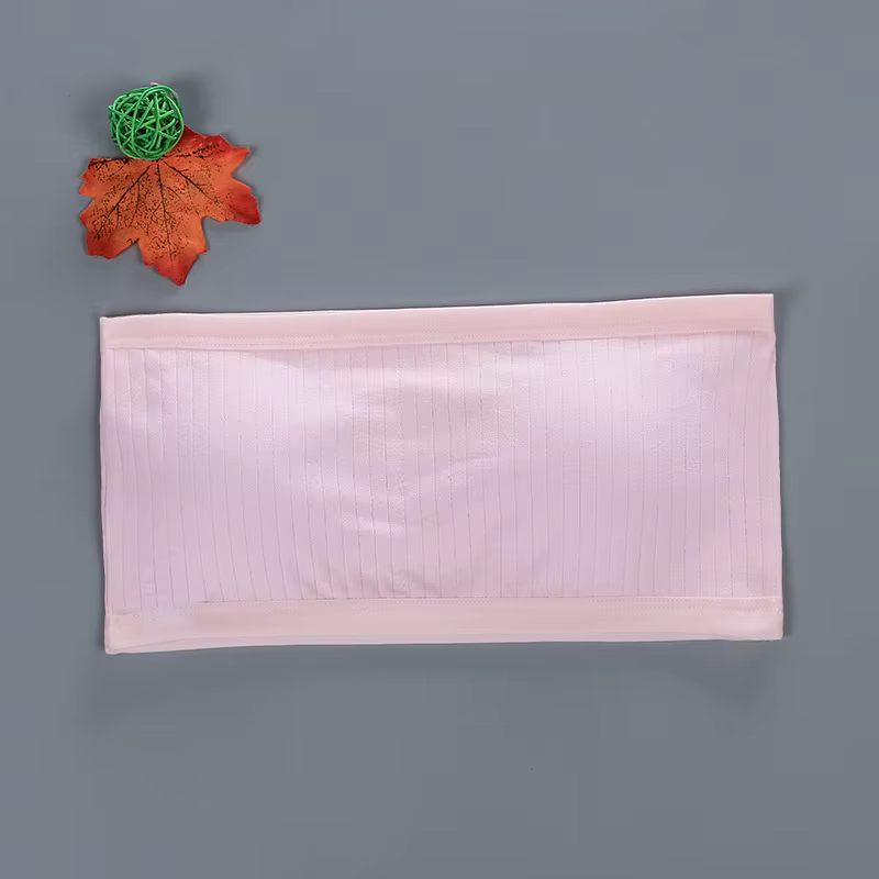 Bandeau fille sans bretelles coton Base enveloppement poitrine avec Inserts été absorbant la sueur s