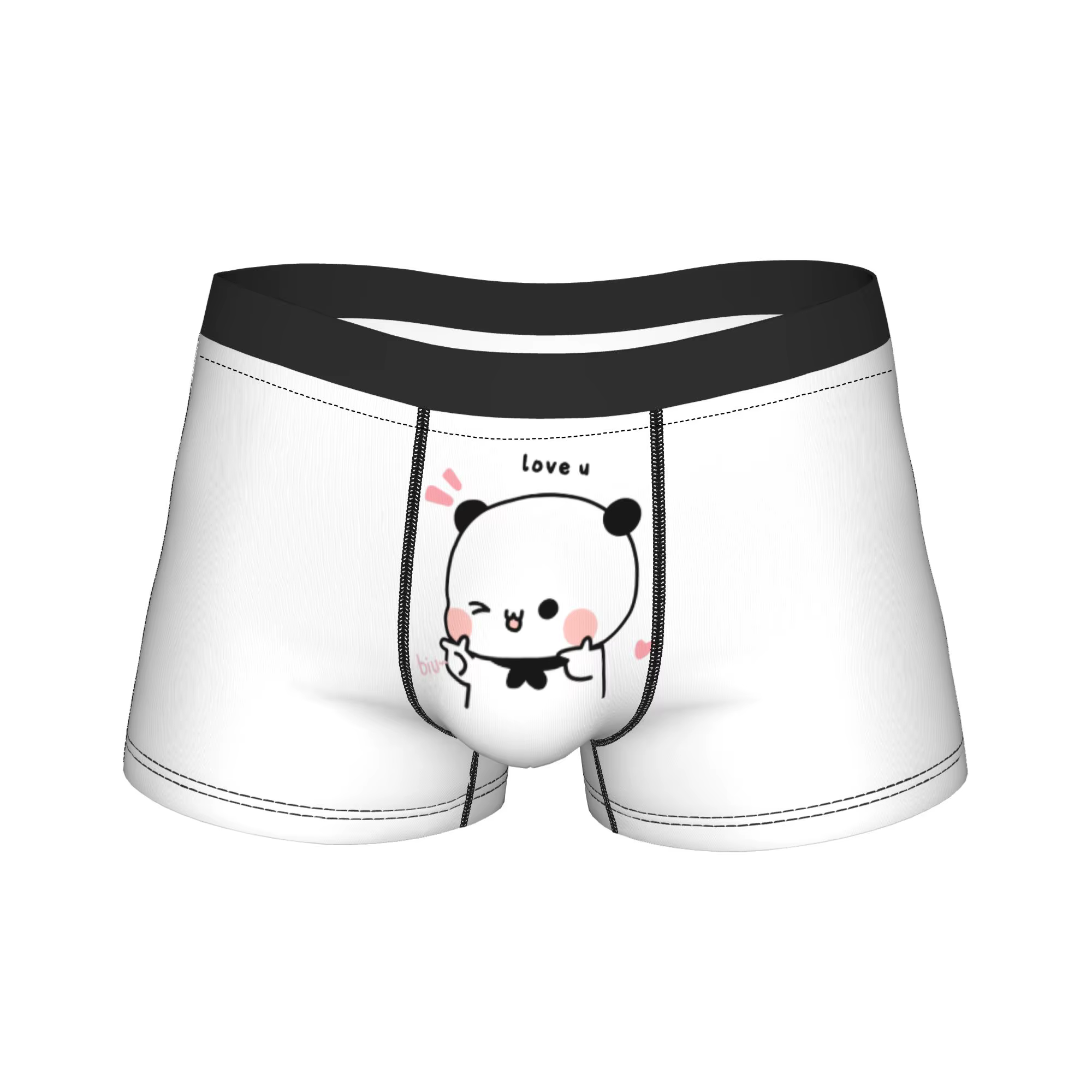 Bubu Dudu doigt pistolets amour ours sous-vêtements homme culotte modèle drôle Boxershorts haute qua