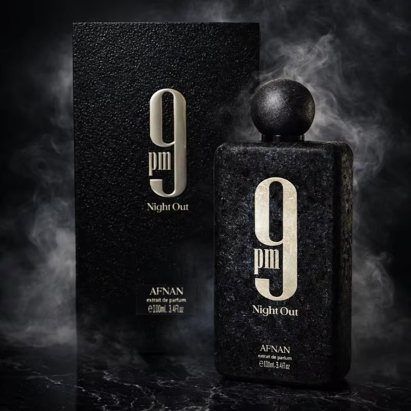 Afnan 9pm Parfum pour homme Eau de Parfum 100ml Longue tenue Intense Chaud Boisé épicé Sophistiqué L
