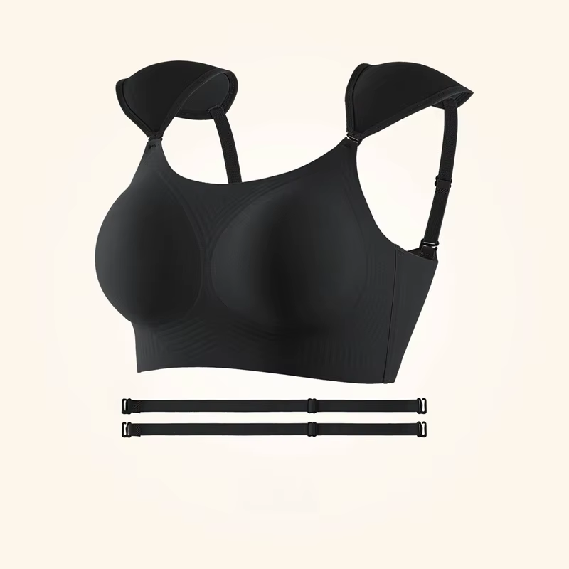 Nouveau soutien-gorge rembourré aux épaules pour femmes, Push-Up Invisible pour petits seins, Anti-a