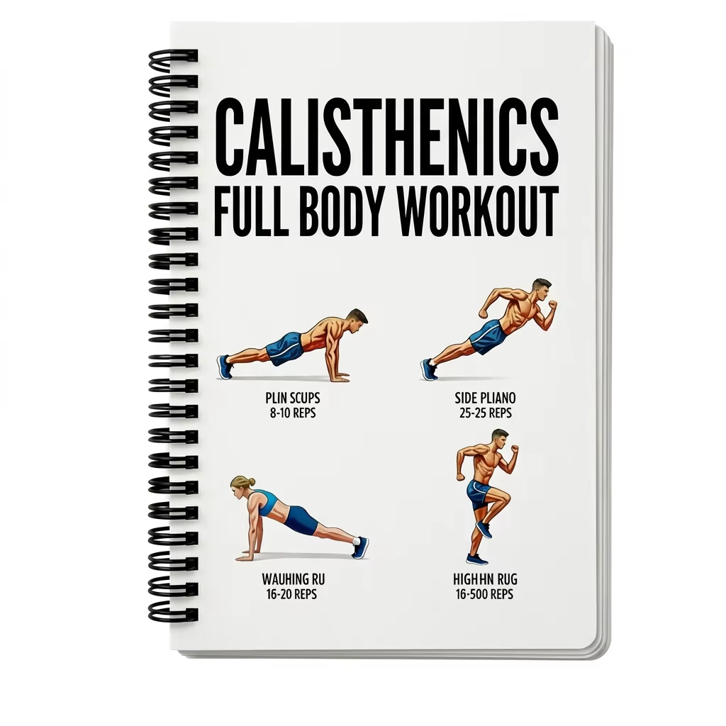 Carnet d'entraînement complet du corps : Guide quotidien d'entraînement, planificateur de fitness po