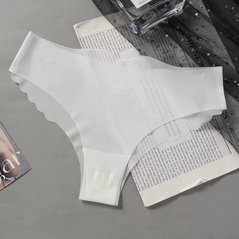 String Transparent sans couture pour femmes, culotte Ultra-fine, taille basse, sous-vêtements d'été,