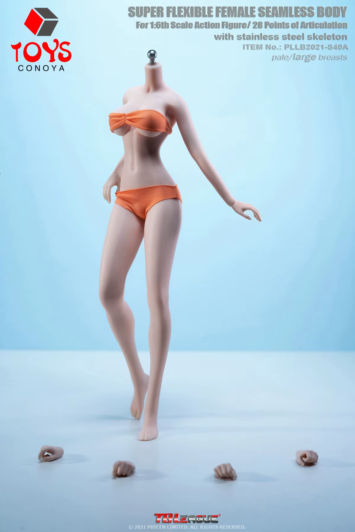 TBLeague Phicen S40 S41 S40A S41A 1/6 Corps féminin super flexible sans couture, corps de figurine d