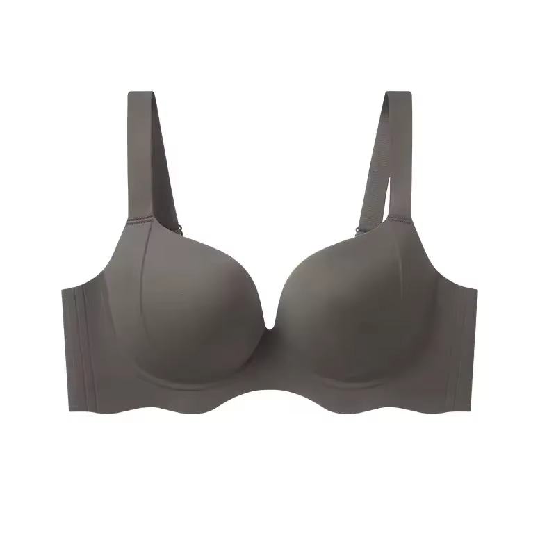 Sous-vêtements grande taille pour femmes, avec gros seins respirants, petit soutien-gorge sans brete