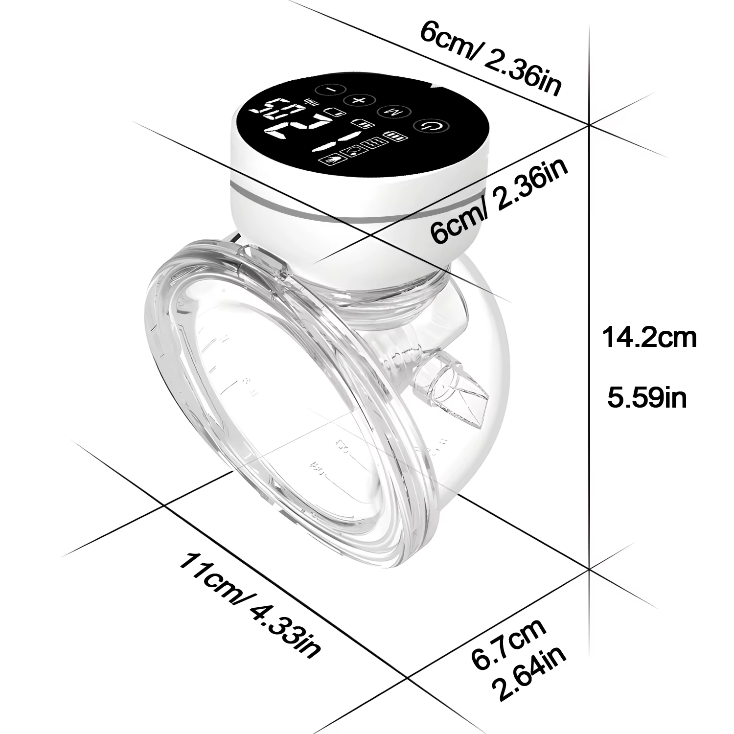 Tire-lait électrique Portable, 1 pièce, Collection de lait silencieuse, mains libres, Invisible, aut