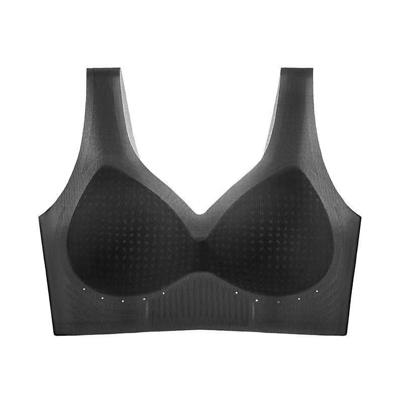 Beau dos sous-vêtements pour femmes, gros seins vous fait paraître petits, sans couture, petits sein