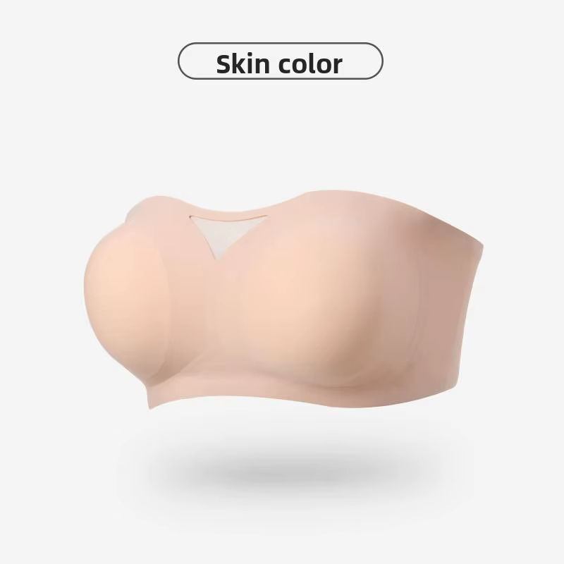 Soutien-gorge sans bretelles grande taille pour femmes, soutien-gorge invisible sans couture, linger