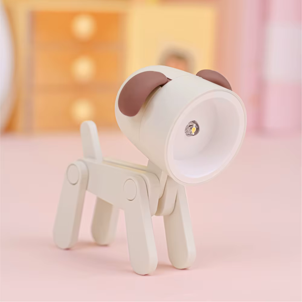 LED veilleuse Mini lampe de bureau pliante mignon lumières pour animaux de compagnie chien cerf Port
