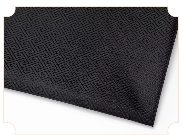 Tissu brocart Great bay, tissu traditionnel chinois jacquard à motif foncé haut de gamme tridimensio