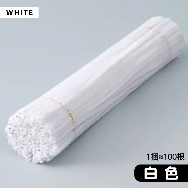 100/50 pièces tiges de Chenille en vrac 22 couleurs tiges de nettoyage de tuyaux de Chenille projets