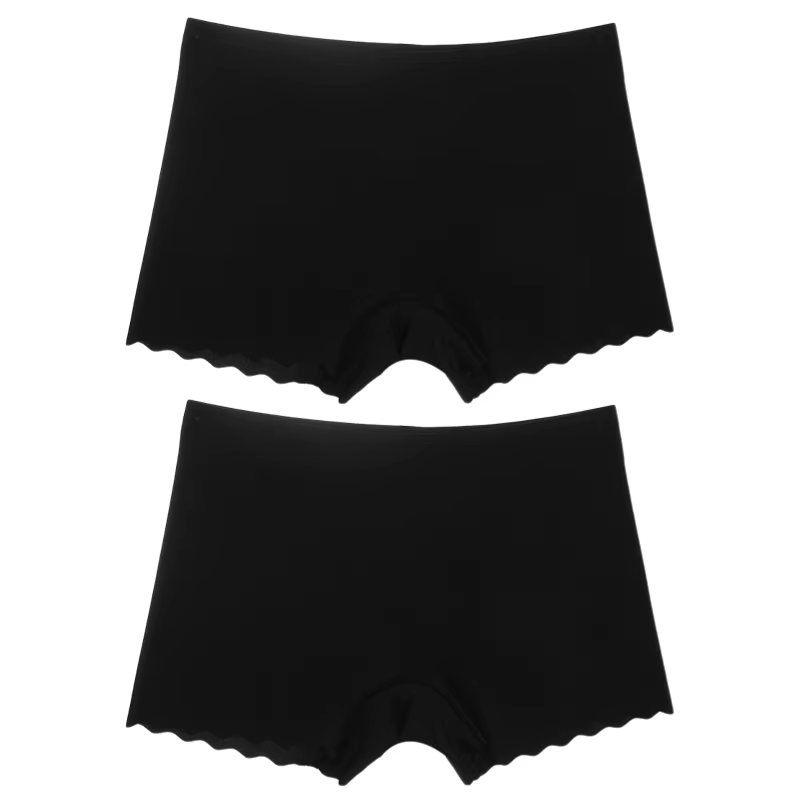 BZEL 2 pièces culottes pour femmes boxeurs sans couture Lingerie respirante short confortable pour g