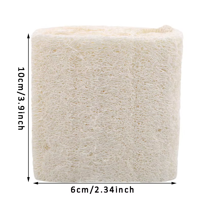 1 éponge exfoliante naturelle en luffa biologique pour le corps, élimine les peaux mortes, pour le s