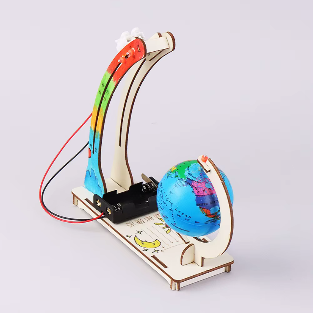 Globe d'alternation jour et nuit pour enfants, jouet scientifique, bricolage, Kit d'apprentissage de