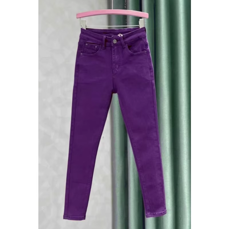 Jean pour femmes printemps automne Version européenne taille haute élastique mince botte serrée minc