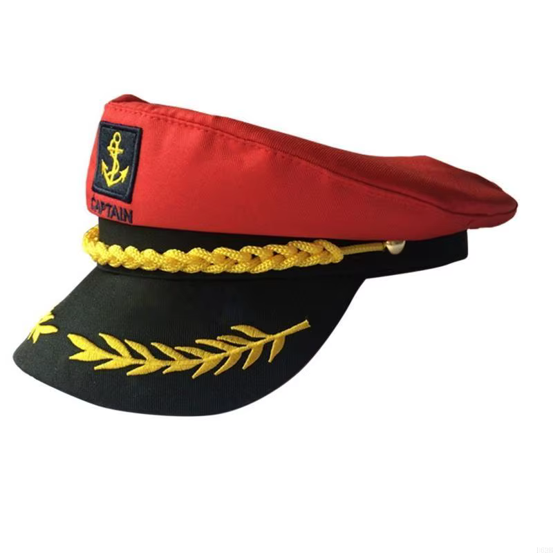 Sailor Hat Yacht Captain Hat Sailor Captain Costume Men Marine Hat Boat Ajustement pour enfants adul