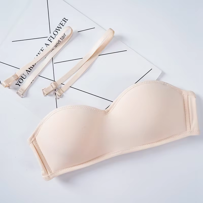 Soutien-gorge Invisible sans bretelles pour femmes, Bralette, bonnet 1/2, sous-vêtements féminins, s