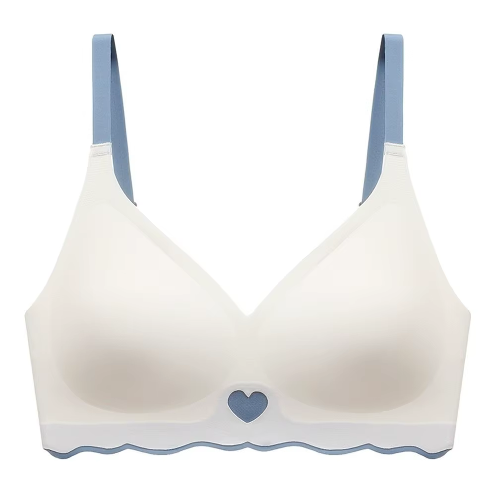 Soutien-gorge sans fil ajusté effet push-up, sans coutures, anti-choc, pour le sport, pour filles et