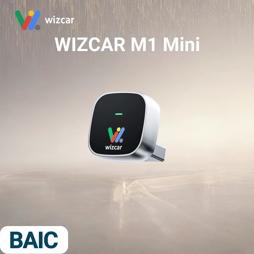 BAIC BJ30e X75 X55 II 2025-2026 | WIZCAR M1 Mini Support Android Auto Google Waze Maps Spotify Multi