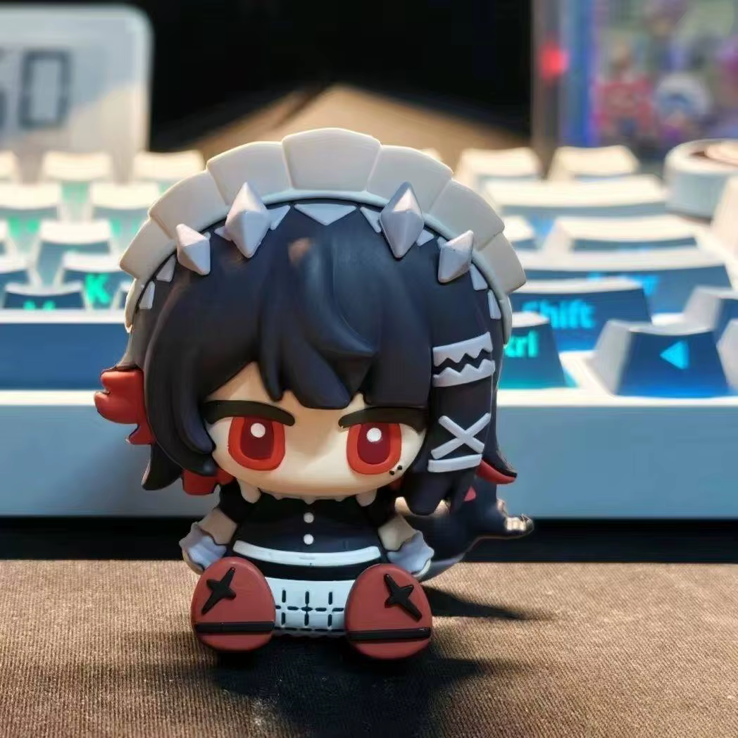 Zenless Zone Zero Version Mignonne en Position Assise Ellen Joe / Hoshimi Miyabi / Asaba Harumasa Fi