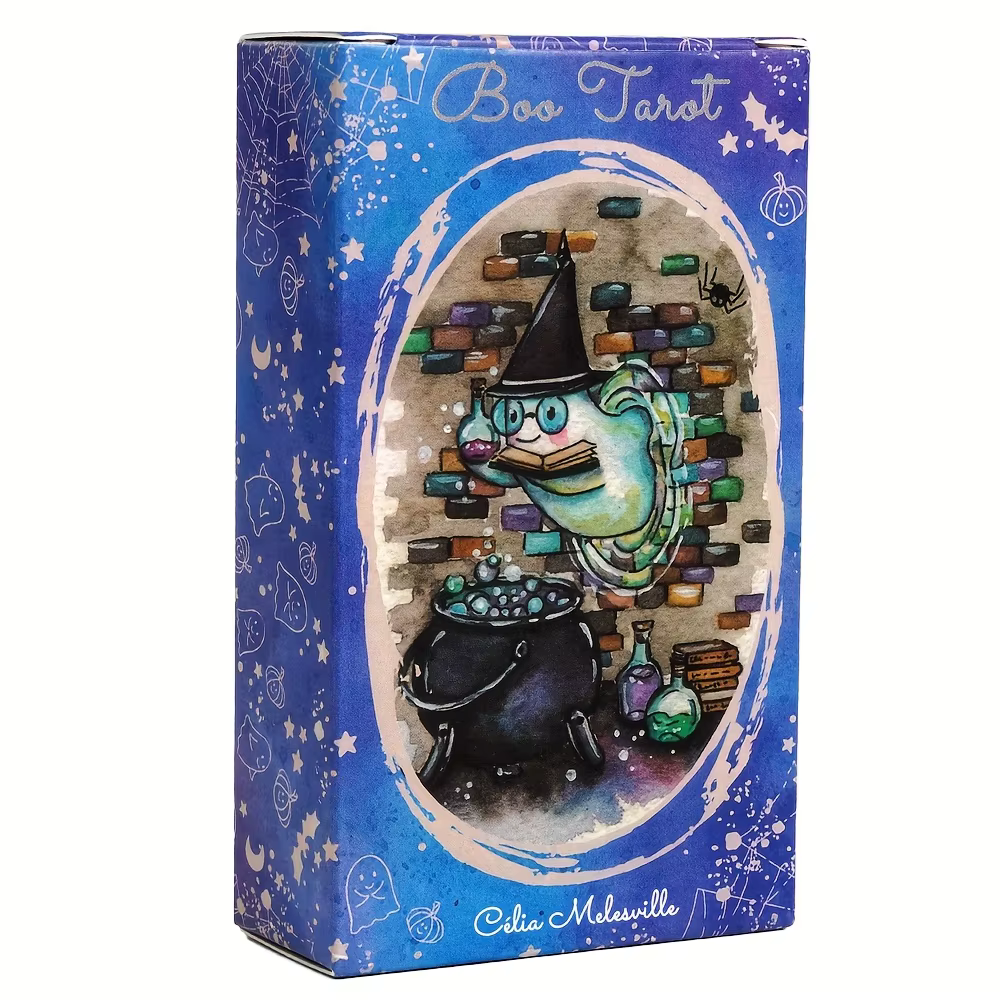 Boo Tarot Deck Ghosts Carte de lecture fantôme 81 cartes