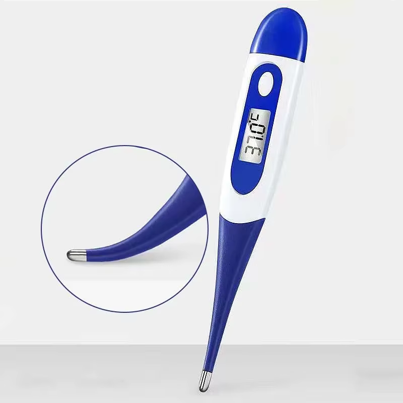 Thermomètre rapide en Silicone 8S pour la fièvre, thermomètre numérique infrarouge pour le corps bas