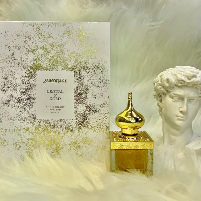 AMOUAGE 50ml Eau de Parfum Unisexe de Luxe, Parfum Floral Ambré Longue Durée, Élégant, Chaud, Crémeu