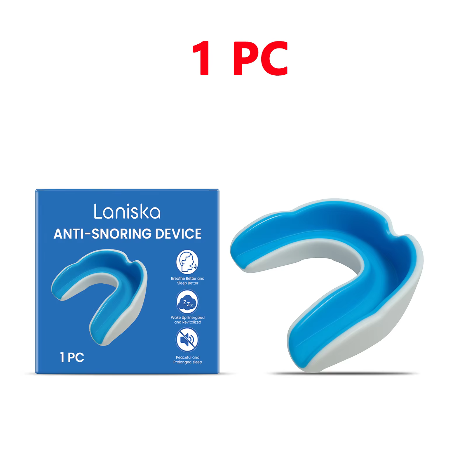 Protège-dents en Silicone pour le meulage des dents et le ronflement, dispositif Anti-bruxisme, plat