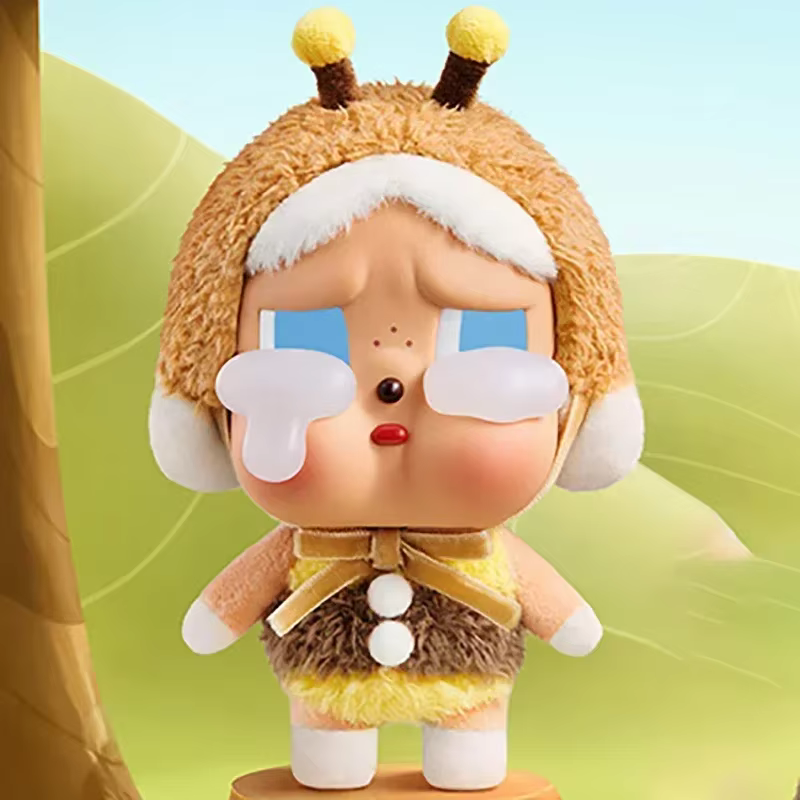 POPMART CRYBABY CRYING AGAIN série vinyle boîte mystère Anime Original figurine Collection modèle dé
