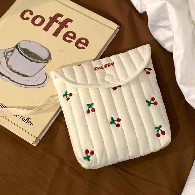 Sac de rangement pour serviettes hygiéniques mignonnes, sac de rangement pour serviettes menstruelle