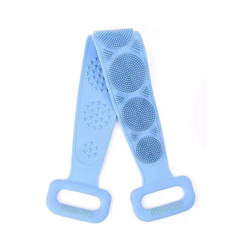 Éponge corporelle en Silicone, brosses pour le dos, serviettes de bain, épurateur, frottement du dos
