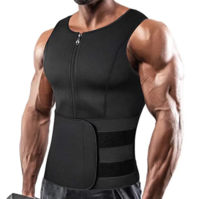 Corset amincissant pour homme, vêtement amincissant pour l'abdomen, ceinture de sumanquer à double é