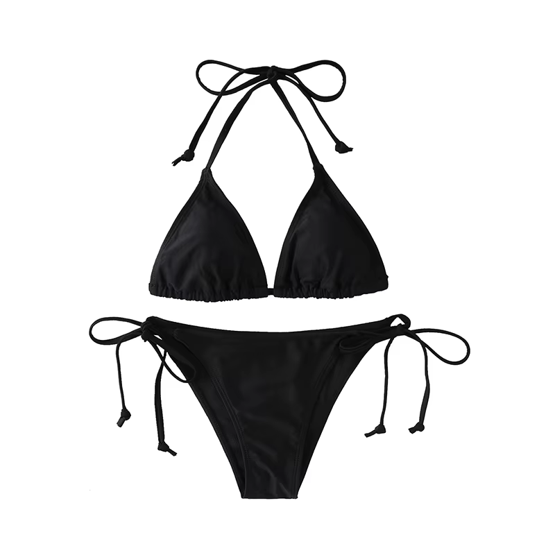 2 pièce/ensemble 2024 mode Sexy maillot de bain femmes Bikinis ensemble Triangle maillots de bain St