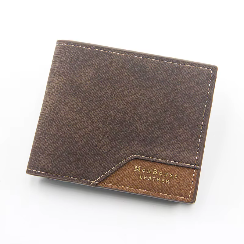 Portefeuilles courts pour hommes, Slim, classique, poche pour pièces de monnaie, porte-Photo, petit