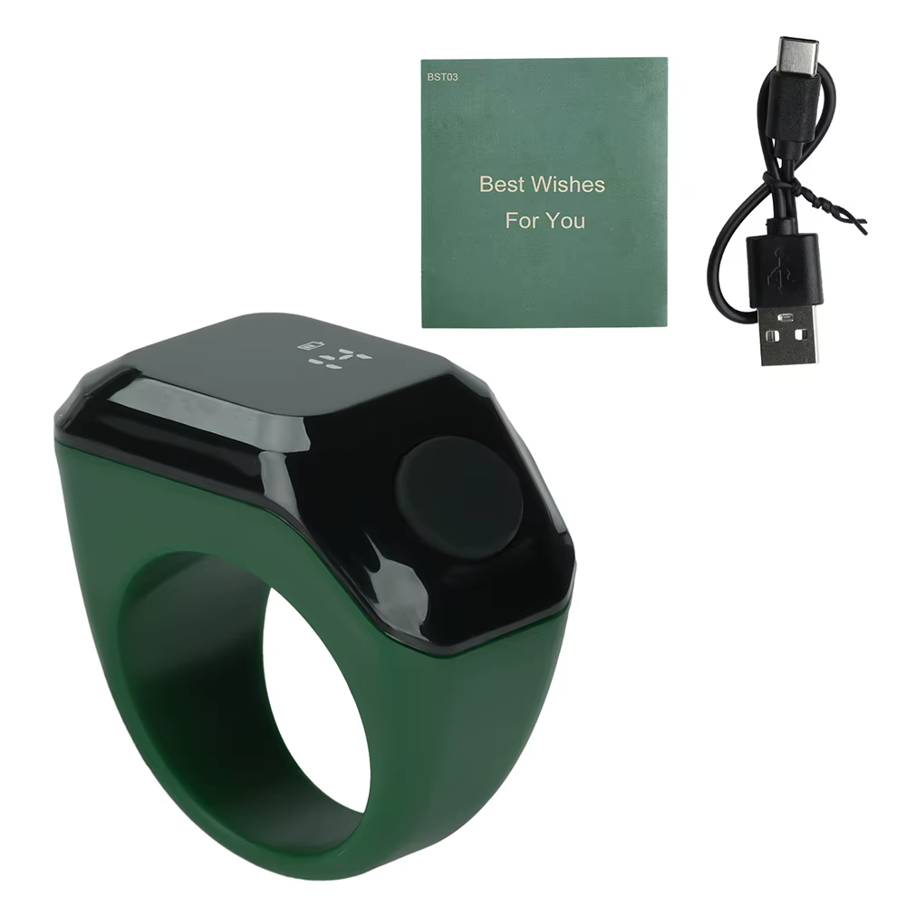 Compteur intelligent portable en forme d'anneau avec affichage numérique, compteur Bluetooth, rappel