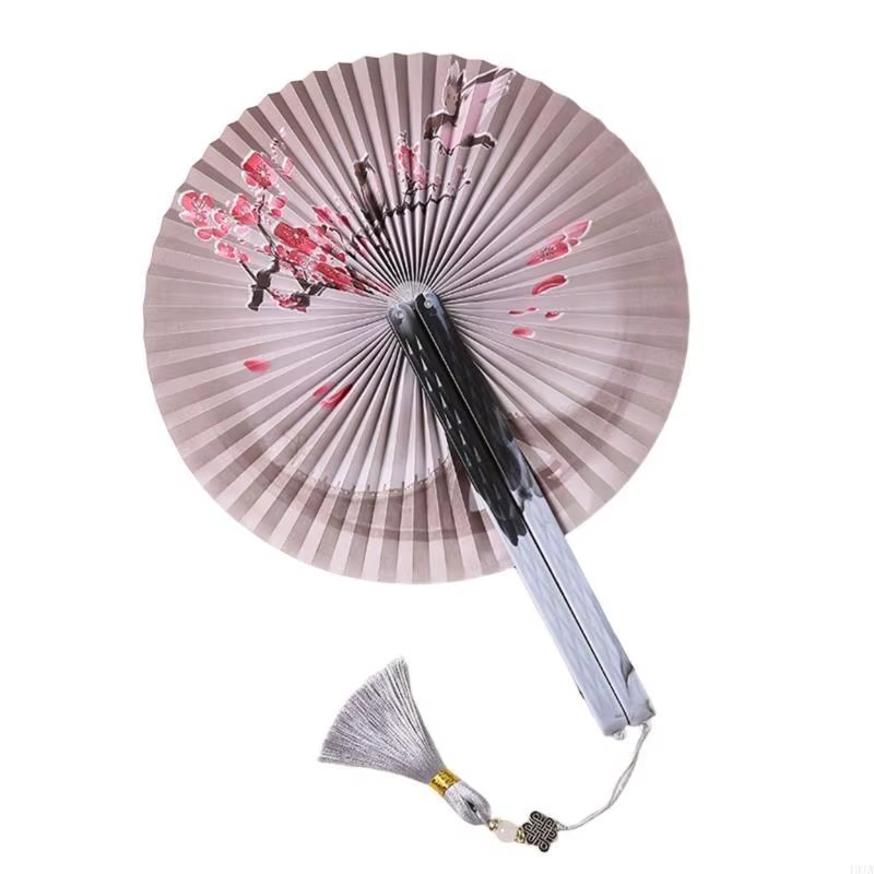 40ja Fan pliage magnétique portable pour femmes activité festival intérieur extérieur