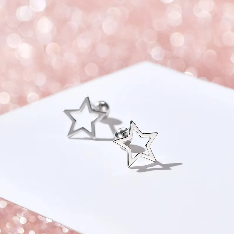 Boucles d'oreilles à tige de piercing pour femme, 147 us, hélice, lobe, cartilage, oreille simple, p