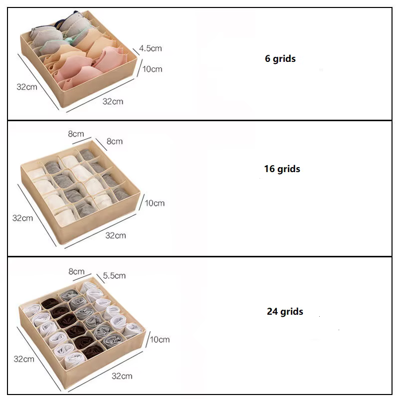 Armoire sous-vêtements organisateur tiroir vêtements organisateur boîtes placard organisateur pour s
