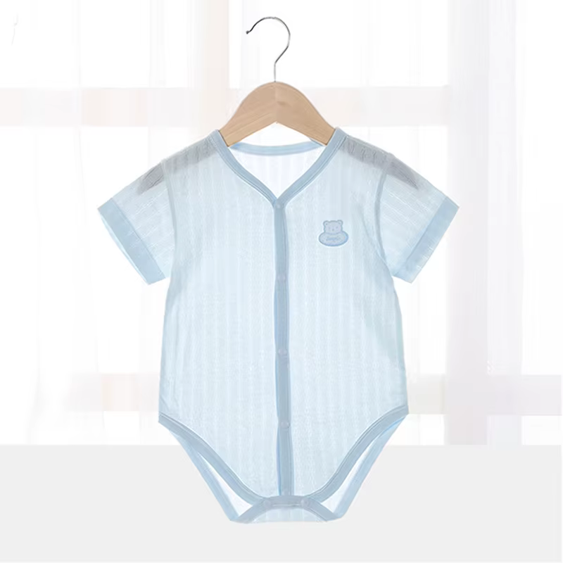 Body d'été pour nouveau-né garçon et fille, vêtements d'extérieur fins, décontracté, manches courtes
