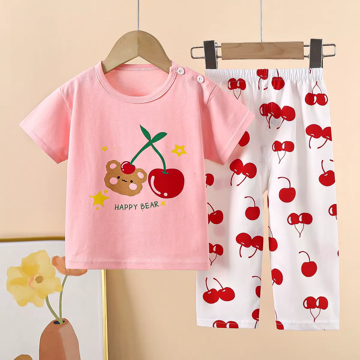 Ensembles de pyjamas de dessin animé animal pour garçons et filles, pyjamas de dinosaure pour enfant