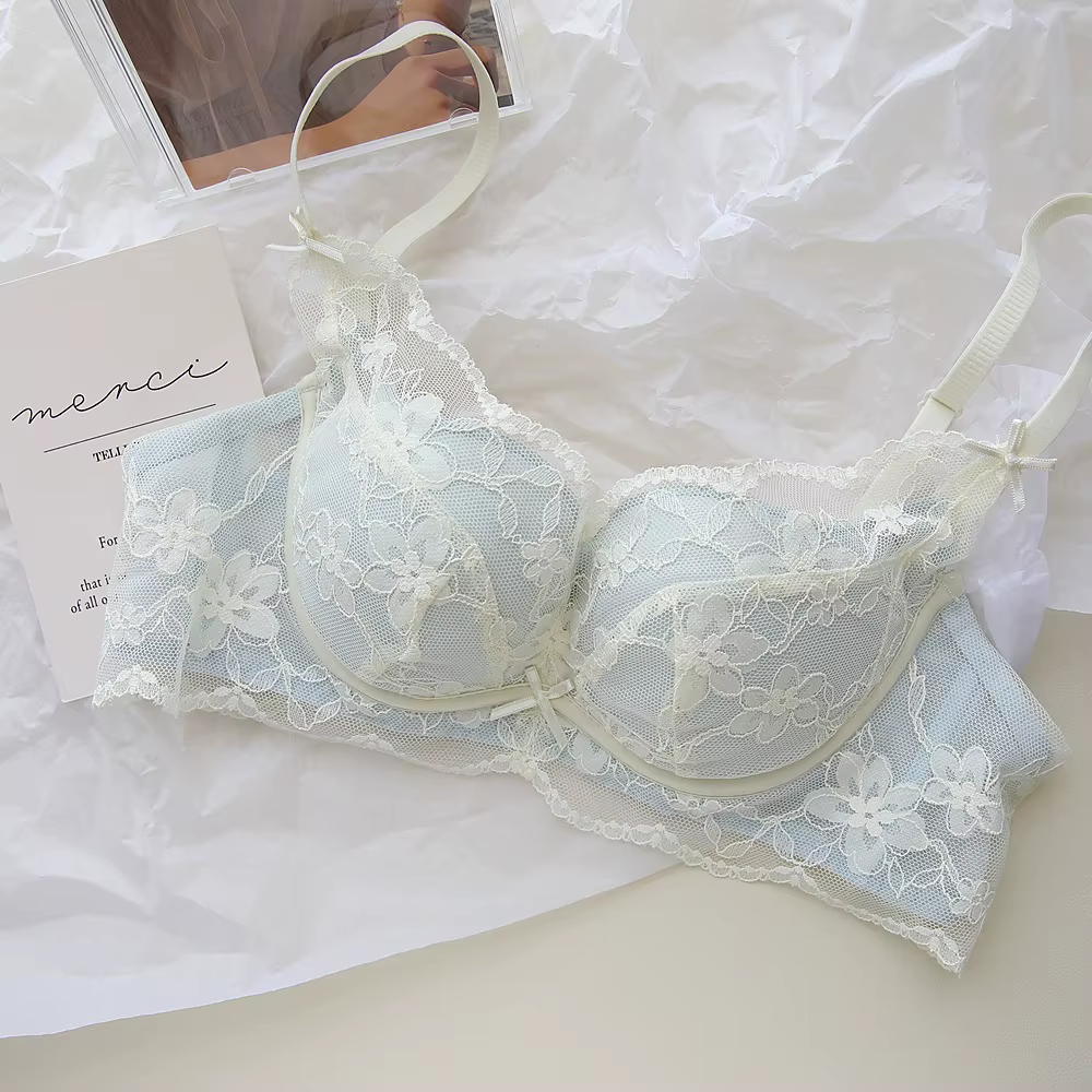 Lingerie en dentelle de style français - Nouveau design - Dos élégant, soutien-gorge qui rehausse et