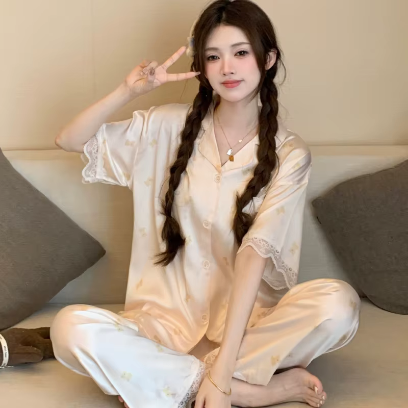Ensemble de pyjama pour femme, pyjama d'été pour femme, vêtements de nuit pour femme, ensembles de p